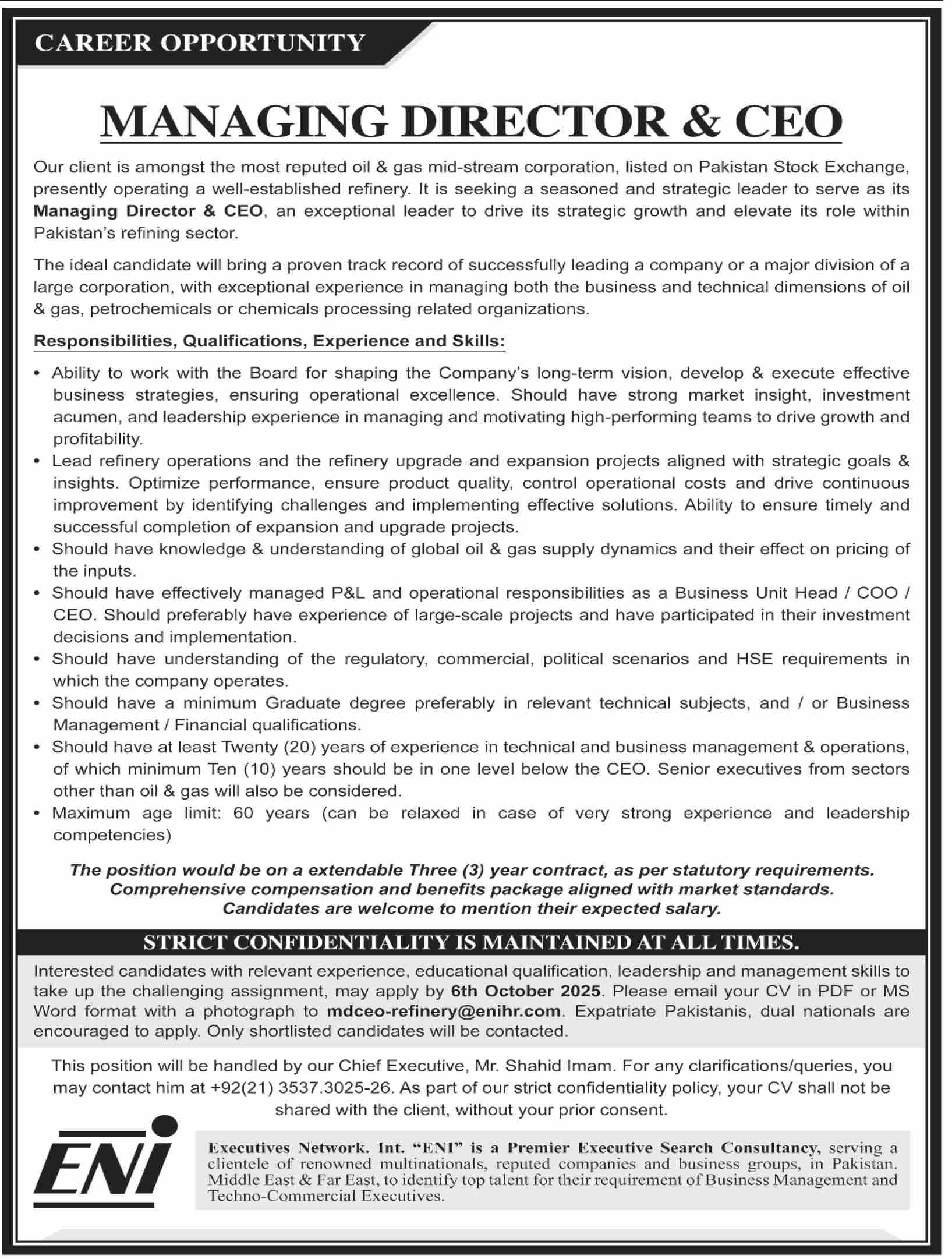 Jobs in Excutive Network Int